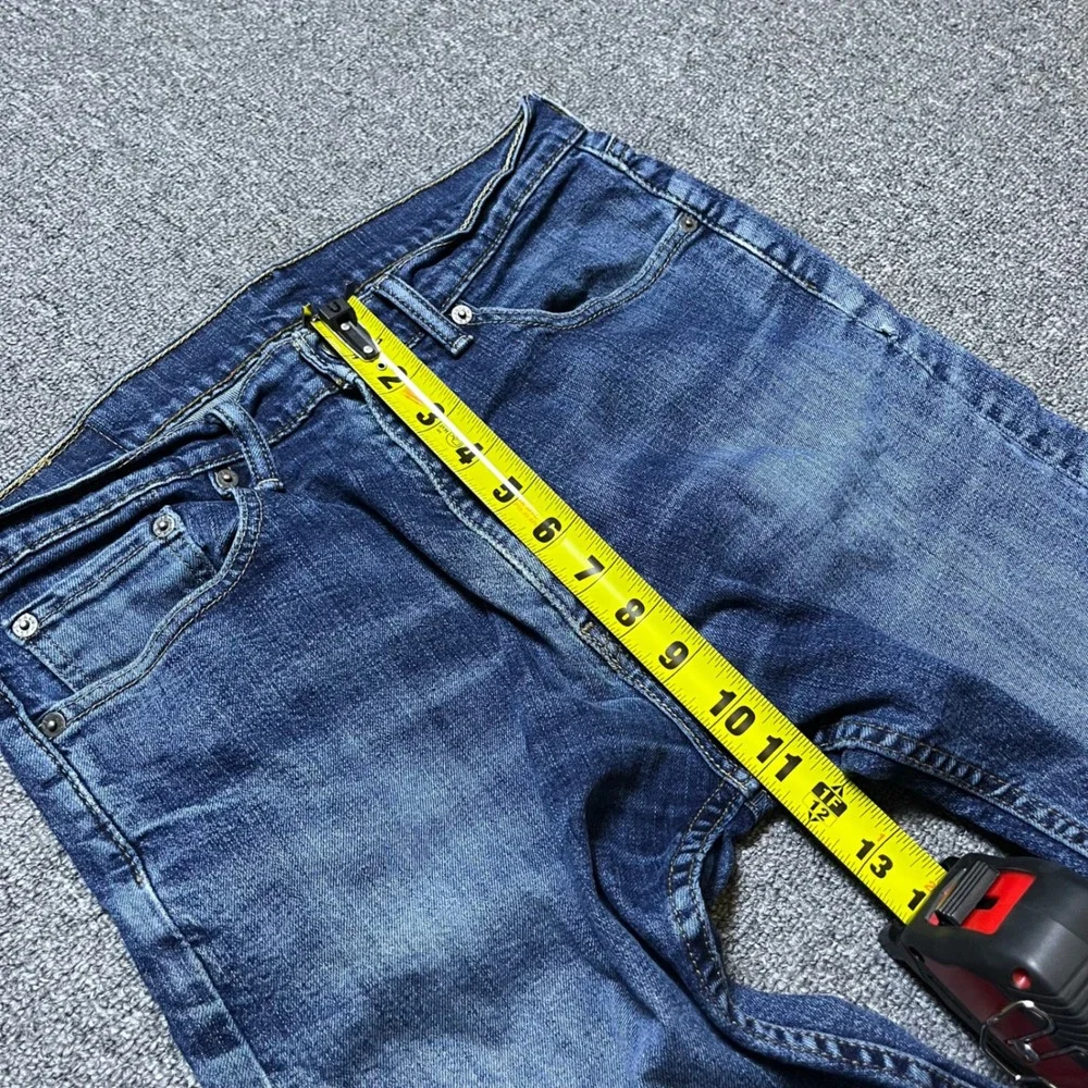 Levi's 505 Regular Fit Jeans 32x30 Blue Straight Leg Denim Medium Wash Workwear